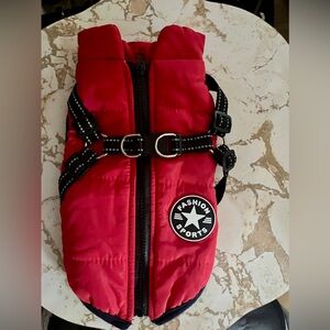 Red Winter Dog Jacket